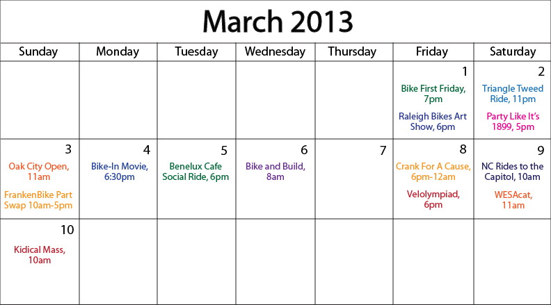 OAS Calendar