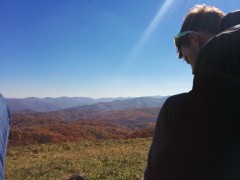 Coffee adventures Saturday leading to a great hike Sunday at Max Patch in the mountains of NC near the border of TN.