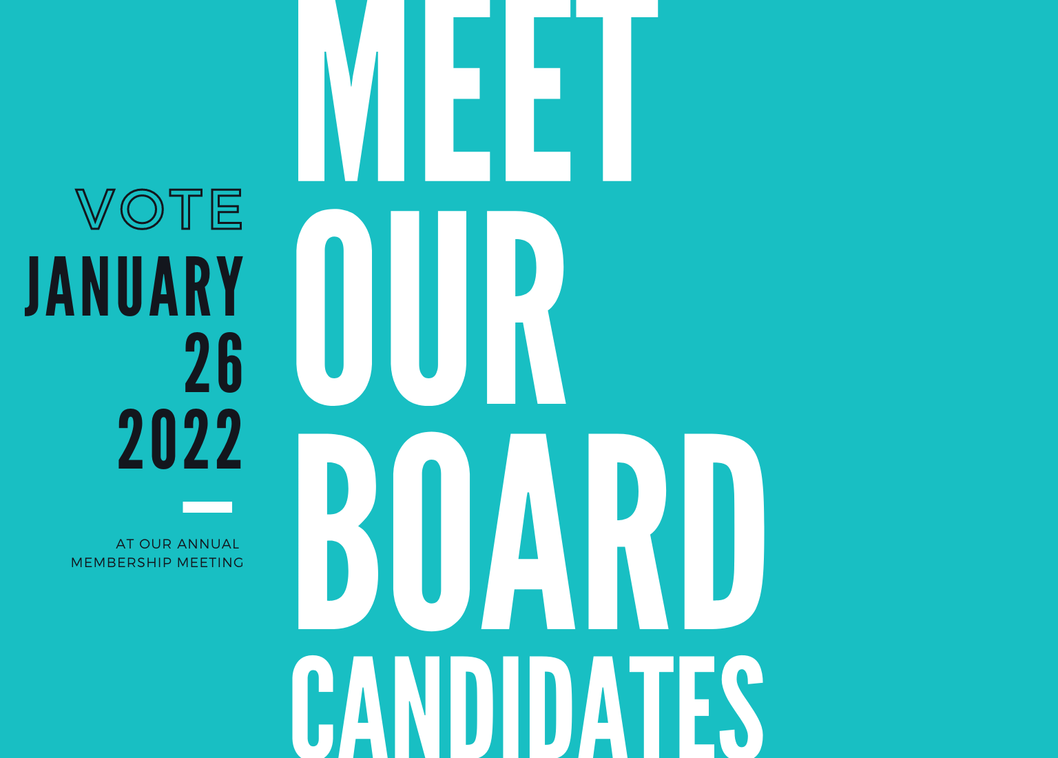 Meet Our Board Candidates